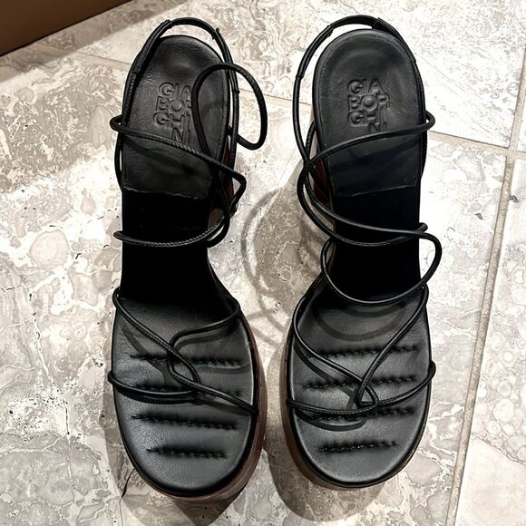 Gia Borghini X RHW Rosie Strappy Platform Sandals, New, Size EU 39.5 - Picture 8 of 14
